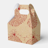 kerstsierpatroon bedankdoosjes (Achterkant)