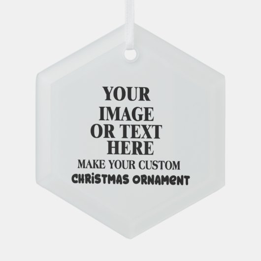 kerstsierplanten en -bomen glas ornament (Voorkant)