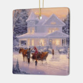 kerstsiroop keramisch ornament (Links)