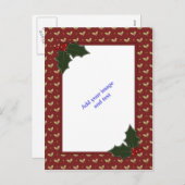 kerstSjabloon Feestdagenkaart (Voorkant / Achterkant)