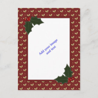 kerstSjabloon Feestdagenkaart