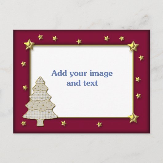 kerstSjabloon Feestdagenkaart (Voorkant)