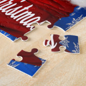 Kerstsjiih tzu Dog Legpuzzel (Zijkant)