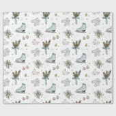 kerstskatijs cadeaupapier (Vlak)