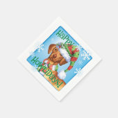 Kerstsla Servet (Hoek)