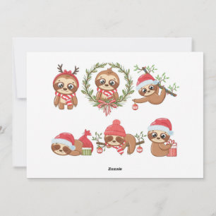Kerstslak Platte Kerstkaart