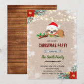 Kerstslak uitnodiging (Voorkant / Achterkant)