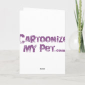 Kerstslang Feestdagen Kaart (Achterkant)