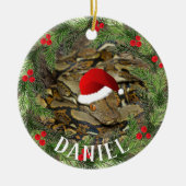 Kerstslang Keramisch Ornament (Voorkant)