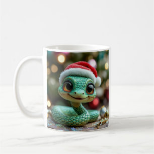 kerstslang koffiemok