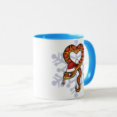 Kerstslang Mok (Voorkant rechts)