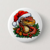 kerstslang ronde button 5,7 cm (Voorkant)