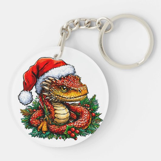 kerstslang sleutelhanger (Achterkant)