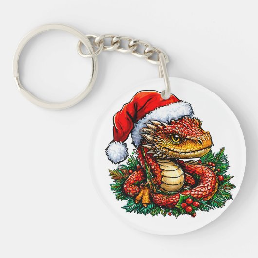 kerstslang sleutelhanger (Voorkant)