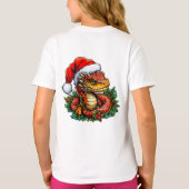 kerstslang t-shirt (Achterkant)