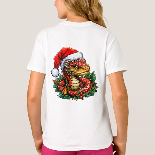 kerstslang t-shirt (Achterkant)