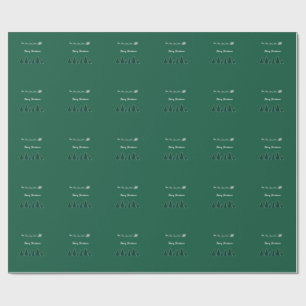 Kerstslede Holiday Wrap Glow Cadeaupapier