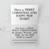 Kerstslee close-up kaart (Binnen)