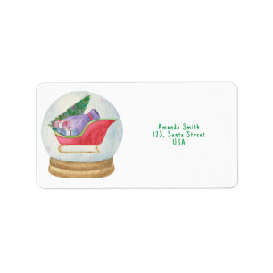 kerstslee etiket