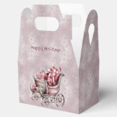 Kerstslee met cadeaus Holiday Gift Box Bedankdoosjes (Geopend)