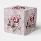 Kerstslee met cadeaus Vakantie gunstbox Bedankdoosjes (Achterkant)