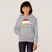 Kerstsleuf, Cute Sloth, Santa Hat, Kerstmis (Voorkant volledig)