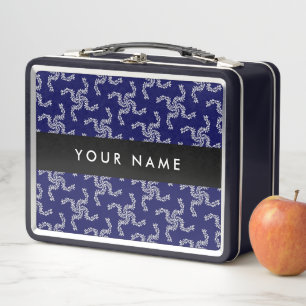 Kerstslinger, Blauw, Uw naam, Personaliseer