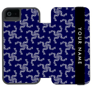 Kerstslinger, Blauw, Uw naam, Personaliseer