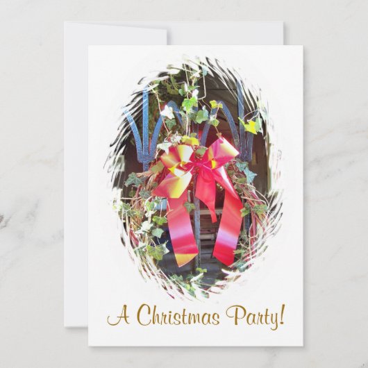 KERSTSLINGER FEESTDAGENKAART (Voorkant)