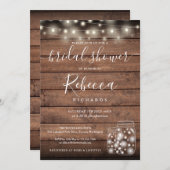 Kerstslingers Metselpotten Script Bruidsmeisjesfee Kaart (Voorkant / Achterkant)