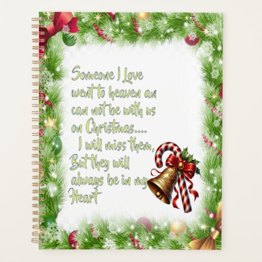 Kerstslogan Planner (Voorkant)