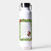Kerstslogan Waterfles (Voorkant)