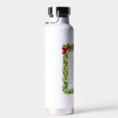 Kerstslogan Waterfles (Rechts)