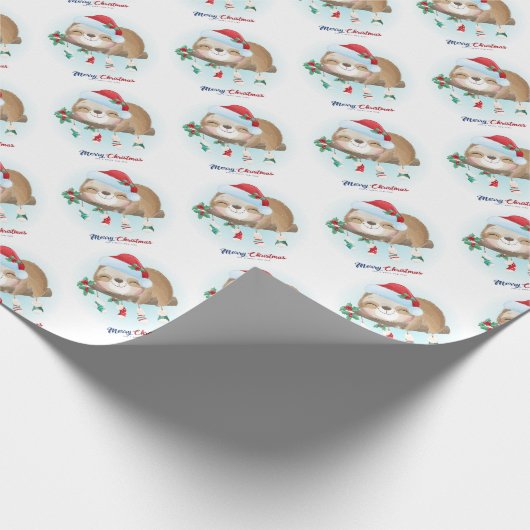 kerstslot cadeaupapier (Hoek)