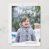 Kerstsneeuw Collectie Feestdagenkaart (Voorkant)