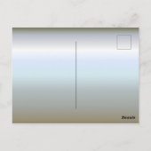 Kerstsneeuw op het spoor briefkaart (Achterkant)