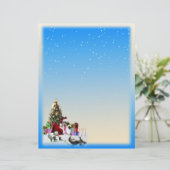 Kerstsneeuw Twee zielen (Staand voorkant)