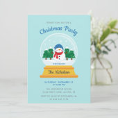 KERSTSNEEUW WERELDBOL KAART (Staand voorkant)