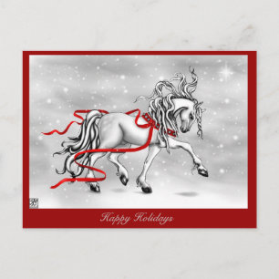 kerstsneeuwcellen feestdagenkaart