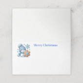 Kerstsneeuwman (Buitenkant ongevouwen)