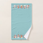 Kerstsneeuwman Bad Handdoek (Handdoek)