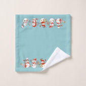 Kerstsneeuwman Bad Handdoek (Wasdoekje)