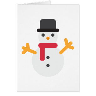 kerstsneeuwman emoji