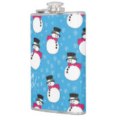 Kerstsneeuwman Heupfles (Links)