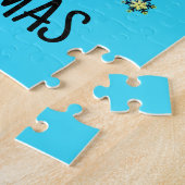 Kerstsneeuwman Legpuzzel (Zijkant)