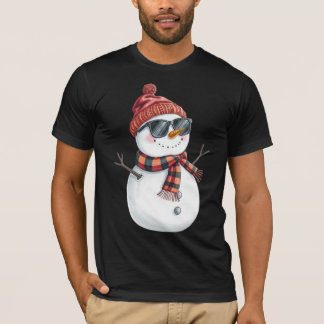 Kerstsneeuwman T-shirt