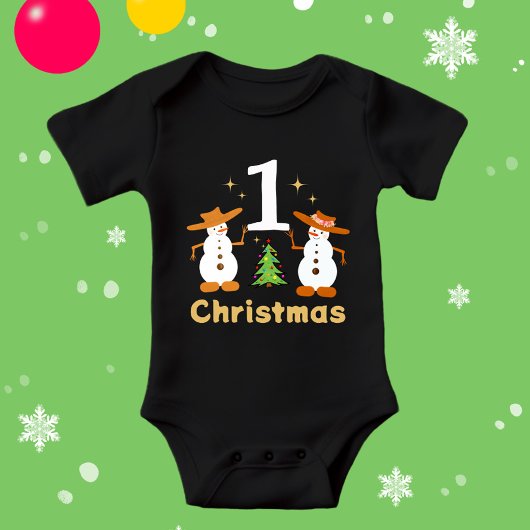 Kerstsneeuwpop Romper