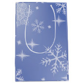 Kerstsneeuwvlok Decoratie Medium Cadeautas (Voorkant)