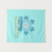 Kerstsneeuwvlok Wandkleed (Voorkant (horizontaal))