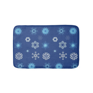 Kerstsneeuwvlokken Badmat